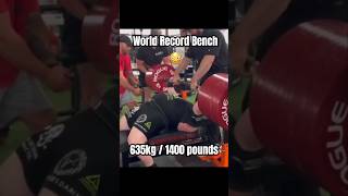 Bench Press World Record Goes Very Wrong... 635kg / 1400 pounds🏋‍♂️