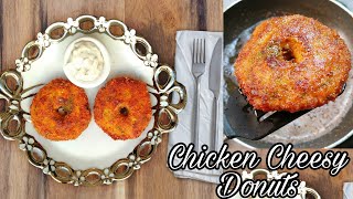 Chicken Donuts Recipe | Chicken Cheesy Donuts | Iftar Snacks Recipes | Ramadan 2022