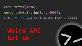 Linux kernel APIs can be a little out there