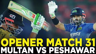 PSL 9 | Opener | Multan Sultans vs Peshawar Zalmi | Match 31 | Qualifier | M2A1A