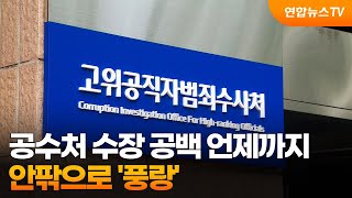 공수처 수장 공백 언제까지…안팎으로 '풍랑' / 연합뉴스TV (YonhapnewsTV)