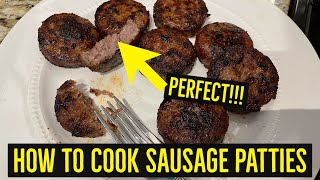How to Cook Sausage Patties