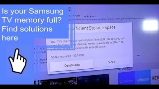 Is your Samsung TV memory full? Find solutions here