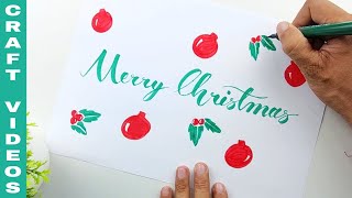 Christmas Card Making Idea