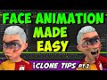 How to animate facial expressions in iClone