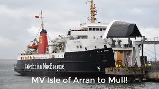 Oban to Mull on MV Isle of Arran