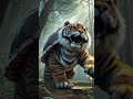 当一只老虎与一只山龟混合，究竟会变成什么样的怪物？ animals tiger tutorial fusion beast