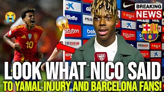 🚨 BREAKING: NICO WILLIAMS BROKEN HIS SILENCE ON YAMAL INJURY! BARCELONA FOOTBALL NEWS