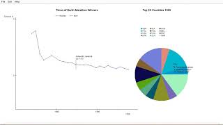 Berlin Marathon Data Visualization with Java
