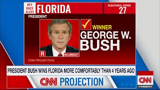 Election Night 2004 George W Bush vs John Kerry