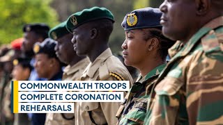Commonwealth troops' excitement for coronation duties