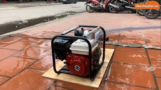 Hướng Dẫn Sử Dụng Và Test Máy Bơm Nước Chạy Xăng 7Hp Hakuda, Bơm Siêu Khỏe