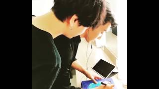 171203 Donghae IG Video💓w/ Yesung he smiled 😘💞