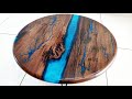 A Lichtenberg smart table with Epoxy Resin | Do it yourself | How to | 2.5 Feet Round