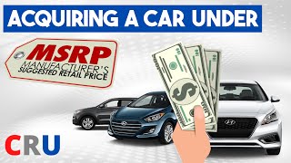 Acquiring A Car Under MSRP #acquiringacarundermsrp #carbuyingtips #negotiatingcarprices