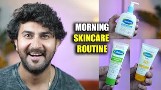 Morning Skincare Routine | Cetaphil Face Wash, Moisturiser & Sunscreen | DSBOSSKO