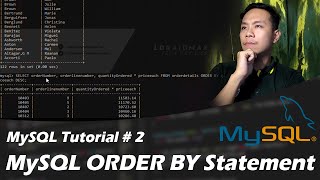 SQL Tutorial 2: ORDER BY Statement - CodeLikeLD Tagalog Tutorials