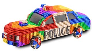 DIY - How To Make Amazing Police Car From Magnetic Balls | ASMR Satisfying Video