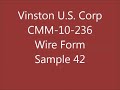 vinston us cmm 10 236 wire form sample 42 cnc machine