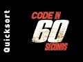 Build the Quicksort Algorithm in 60 Seconds