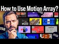 How to Use Motion Array (Motion Array Tutorial)