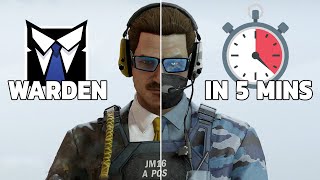 Everything Warden in 5 minutes - Rainbow Six Siege Operation Shifting Tides