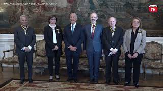 Cinco portugueses da comunidade em Paris condecorados pelo Presidente da República na Embaixada