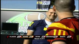 Baltimore Ravens' Joe Flacco in QB Long Distance Competition