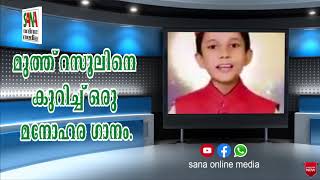 മുത്ത് റസൂലിനെ കുറിച്ച് ഒരു മനോഹര ഗാനം │ Sana Online media