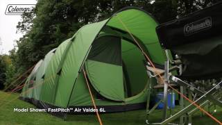 Coleman® FastPitch™ Air - Valdes 6 XL Inflatable family tent - EN