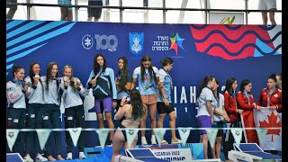 4x50m freestyle women Final 2 /21st.Maccabiah 2022