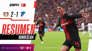 ¡AGÓNICA Y MEMORABLE REMONTADA DEL LÍDER PARA ALEJARSE A 13! | B Leverkusen 2-1 Hoffenheim | RESUMEN