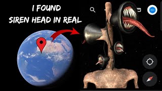 I found Siren Head 😦 in REal life on Google Earth and Google maps!