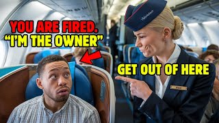 Black man was denied a first class seat, unaware that he owns the airline.