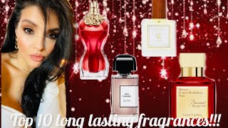 TOP 10 LONG LASTING FRAGRANCES!! 2021