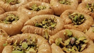 إسوارة الست سهله وسريعه # baklava #مع طريقة فتح النشابة