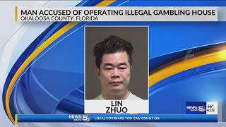 Florida man arrested, ran a gambling house in Crestview: Okaloosa Co. Sheriff