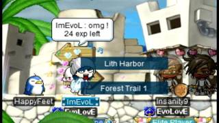 ImEvoL Leveling to 200 Video - Maplestory Aran