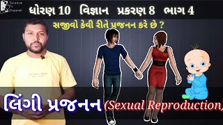 લિંગી પ્રજનન | sexual reproduction in gujarati | std 10 | science | part 4