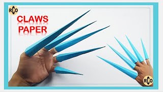 How to Make a Paper Claws Very Easy – Paper Crafts – Easy Origami For Kids