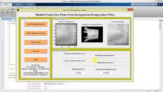 Matlab Code for Palmprint Recognition system Using Image Processing FINAL YEAR PROJECT CODE