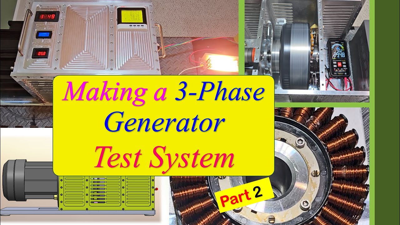 Testing A 3 Phase Permanent Magnet Generator With Synchronous Motor