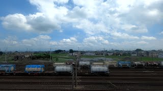 【側面展望】JR東海道本線（上野東京ライン）高崎行：上野駅ー高崎駅間車窓