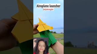 Paper plane launcher 😃✈️#shorts #shortsfeed #shortvideo #youtubeshorts #viral #trending