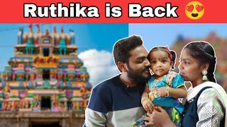 Ruthika is Back 😍 தைப்பூச நாளில் குடும்பத்தோடு கோவிலுக்கு கிளம்புறோம் ❤️