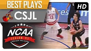 JP Calvo shakes and bakes for the three-pointer | CSJL |  Best Plays | NCAA 93 MB