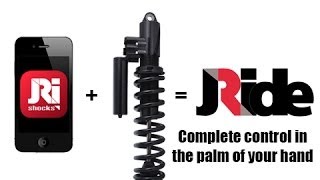 Smart Phone adjustable shocks - JRide App demo by JRi Shocks