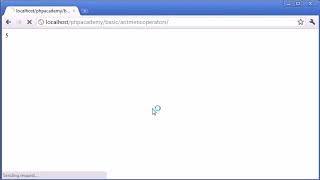009 PHP Basics Arithmetic Operators