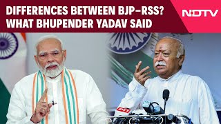 BJP RSS Rift | Differences Between BJP-RSS? What Union Minister Bhupender Yadav Said