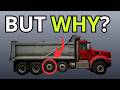 Why Some Truck Tires Don't Touch the Ground (The Secret of Floating Wheels)